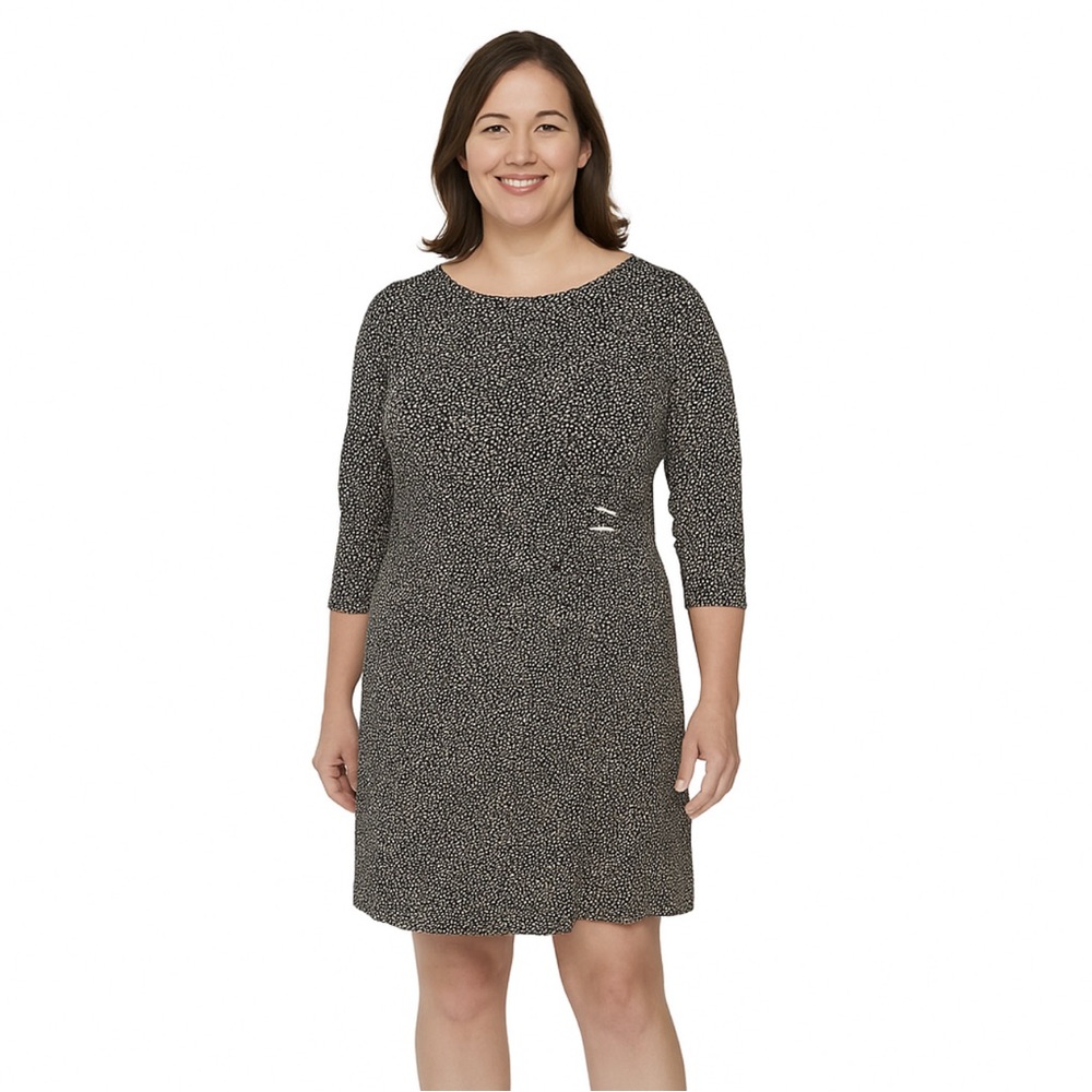 Coldwater Creek Circle Cinched Dress